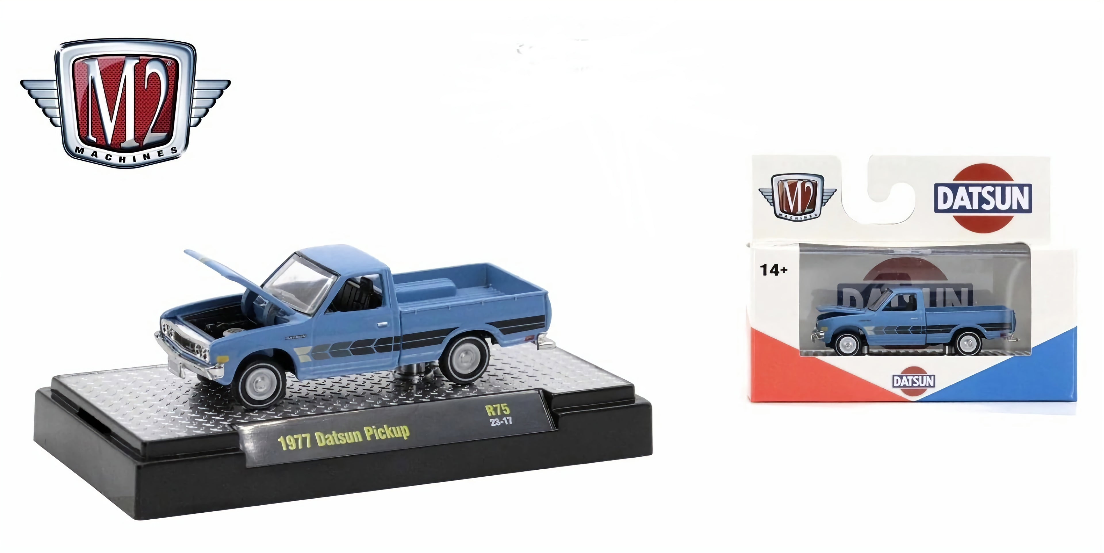 M2 Machines 1:64 scale 1977 Datsun Pickup