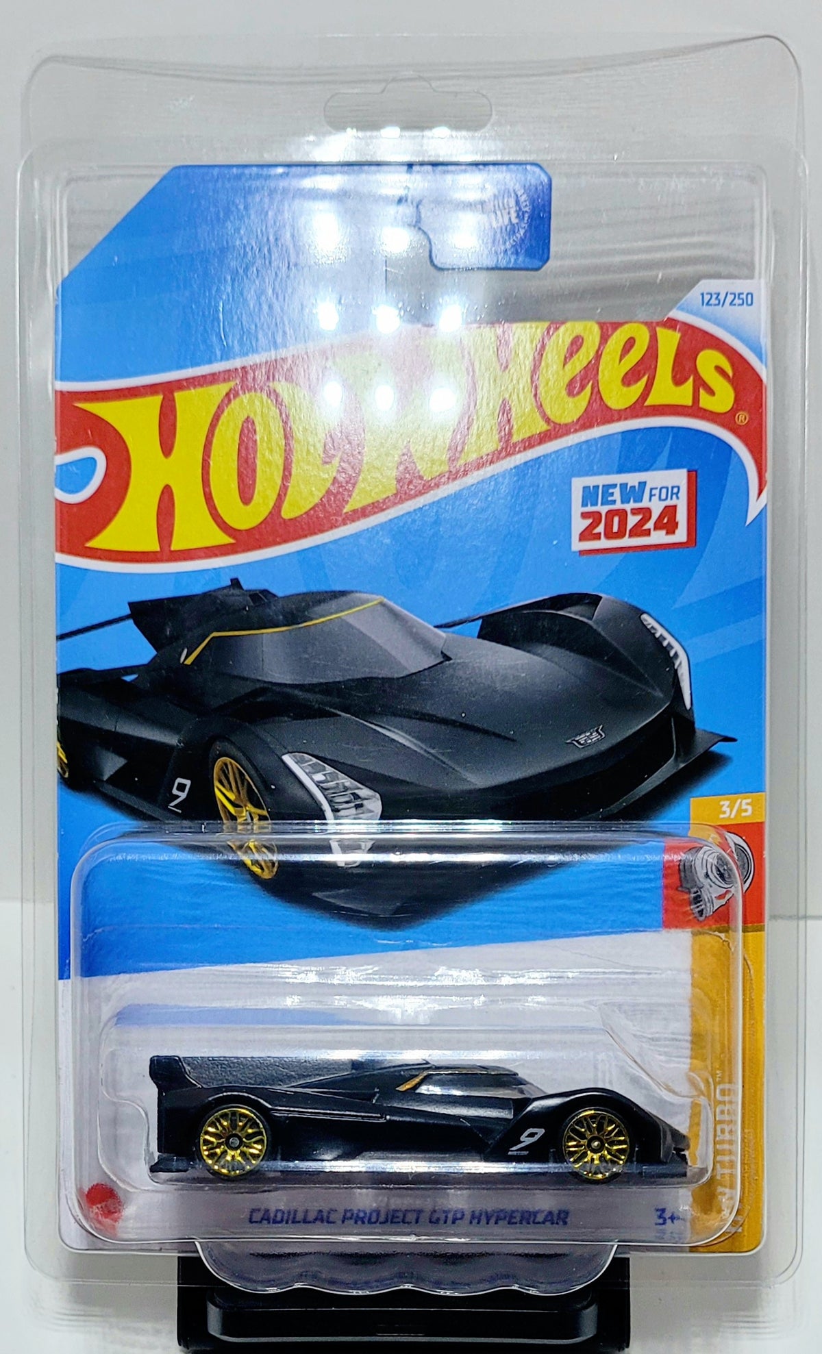Hot Wheels Cadillac Project GTP, Black, Protector Included