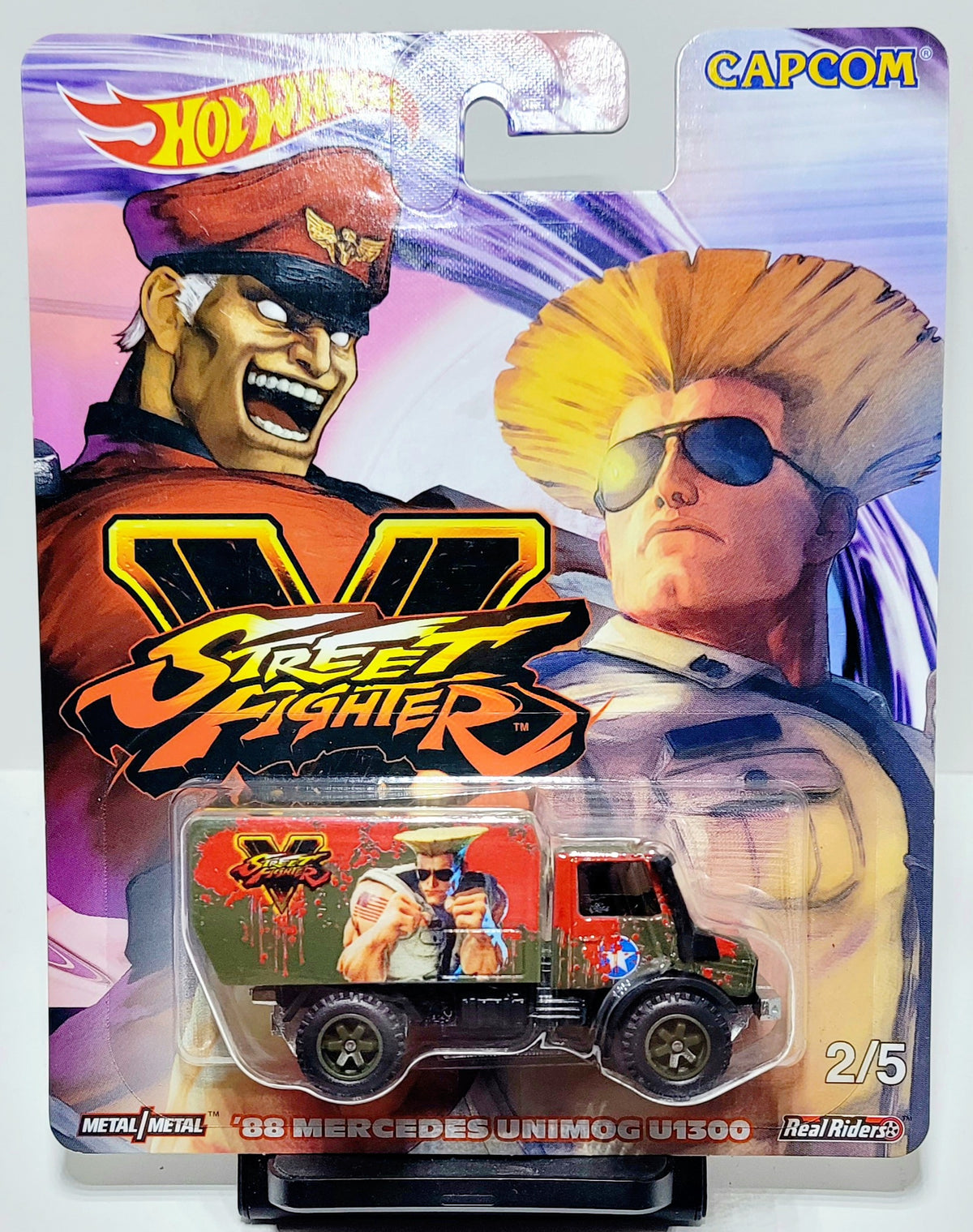 Hot Wheels,Pop Culture, Capcom Street Fighter '88 Mercedes Unimog U1300