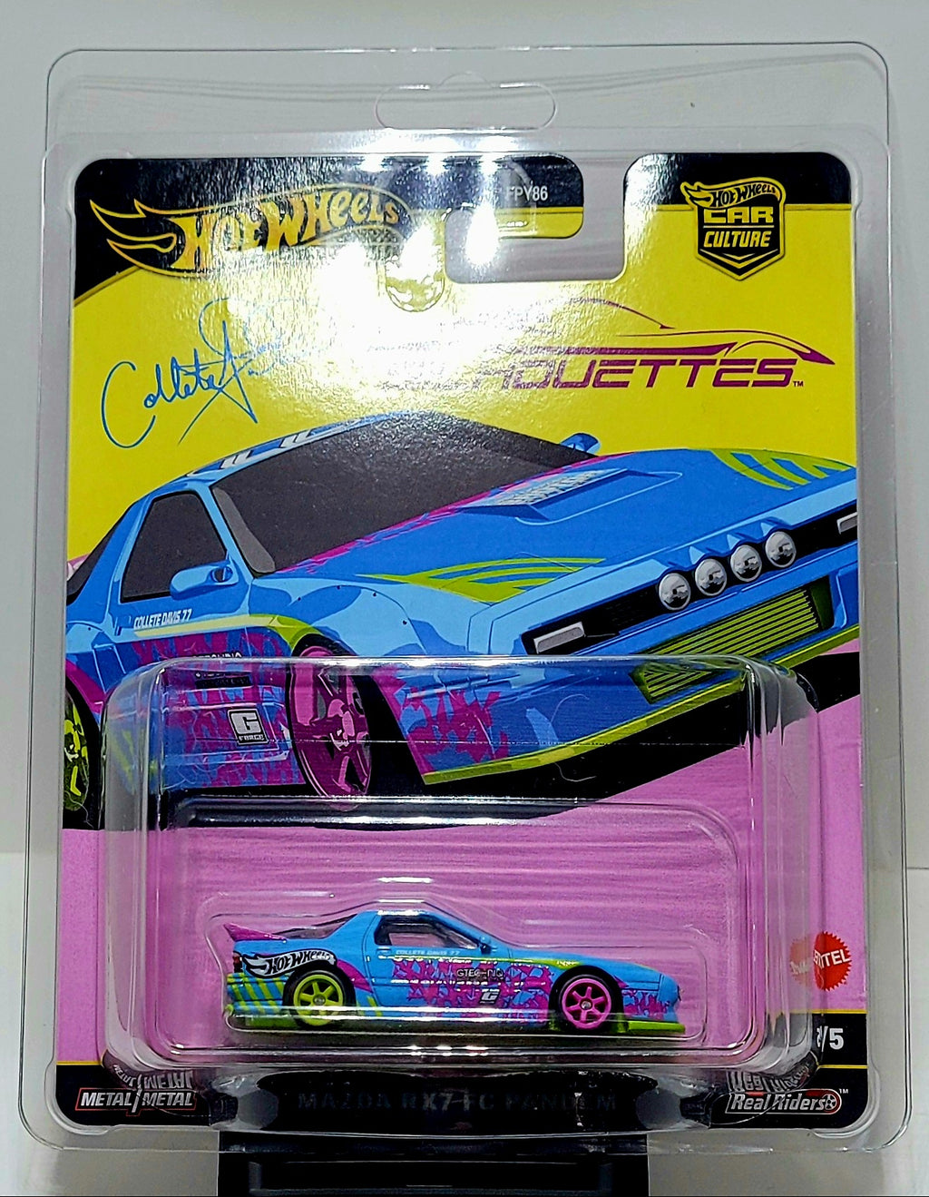 Hot Wheels Premium Mazda RX7 FC Pandem With Protector