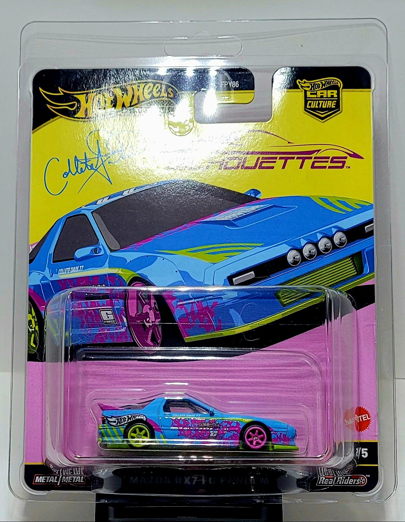 Hot Wheels Premium Mazda RX7 FC Pandem With Protector