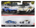 Hot Wheels Premium Car Culture 2-pack, Corvette Stingray Coupe and 69 COPO Corvette