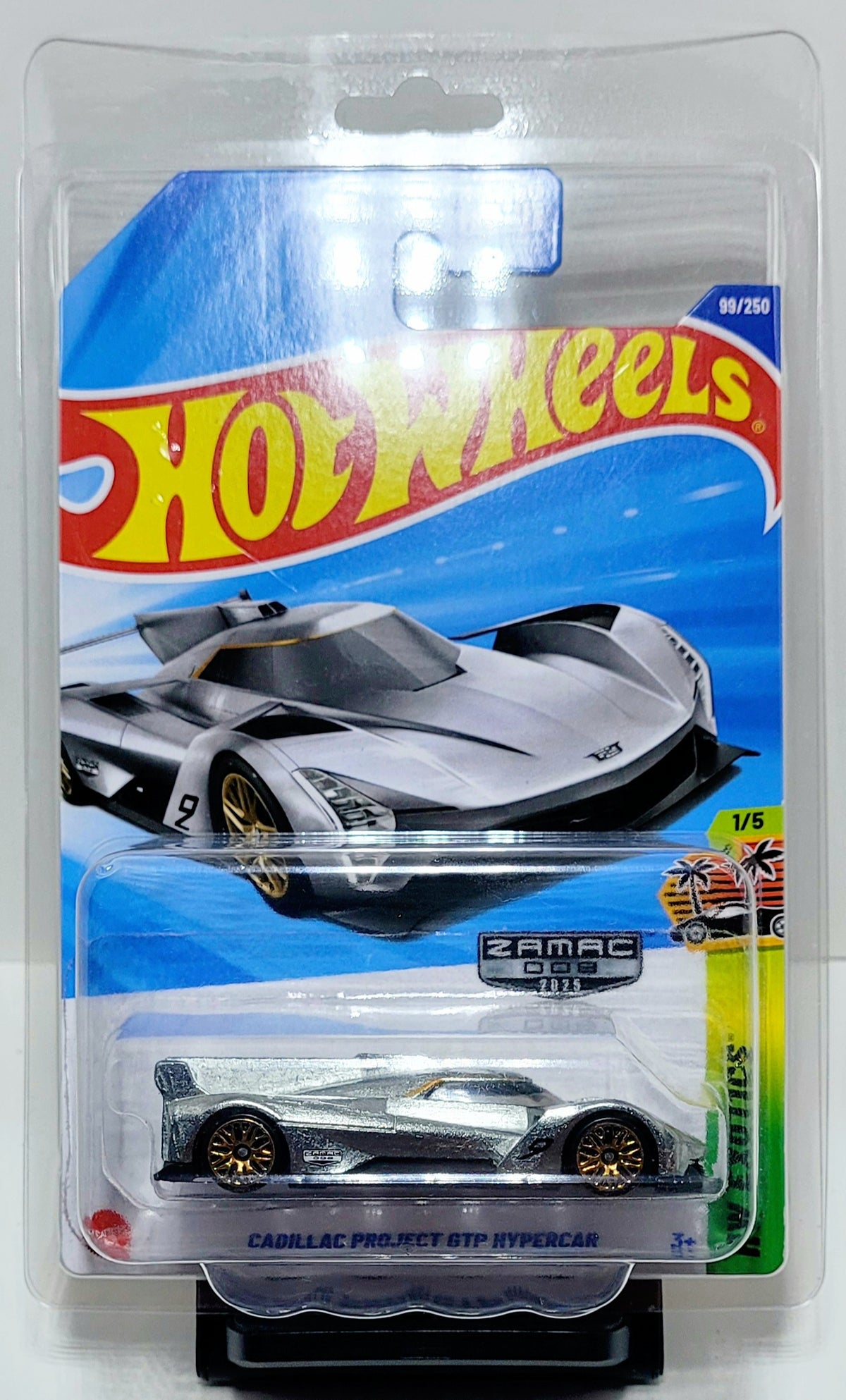 Hot Wheels Cadillac Project GTP Hypercar, Bundle, Protectors Included