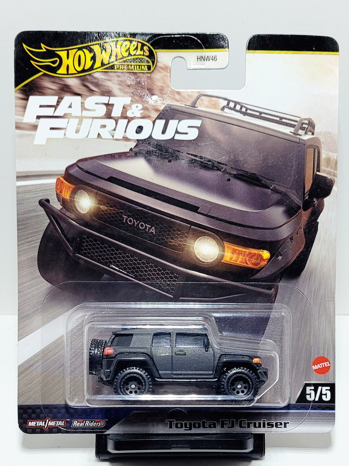 Hot Wheels Premium Fast & Furious Toyota FJ Cruiser, Damaged Card