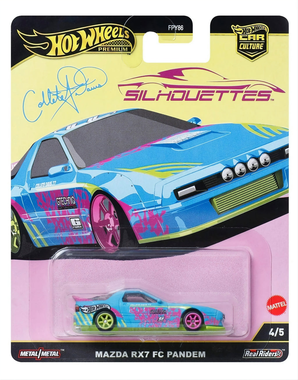 Hot Wheels Premium Mazda RX7 FC Pandem With Protector