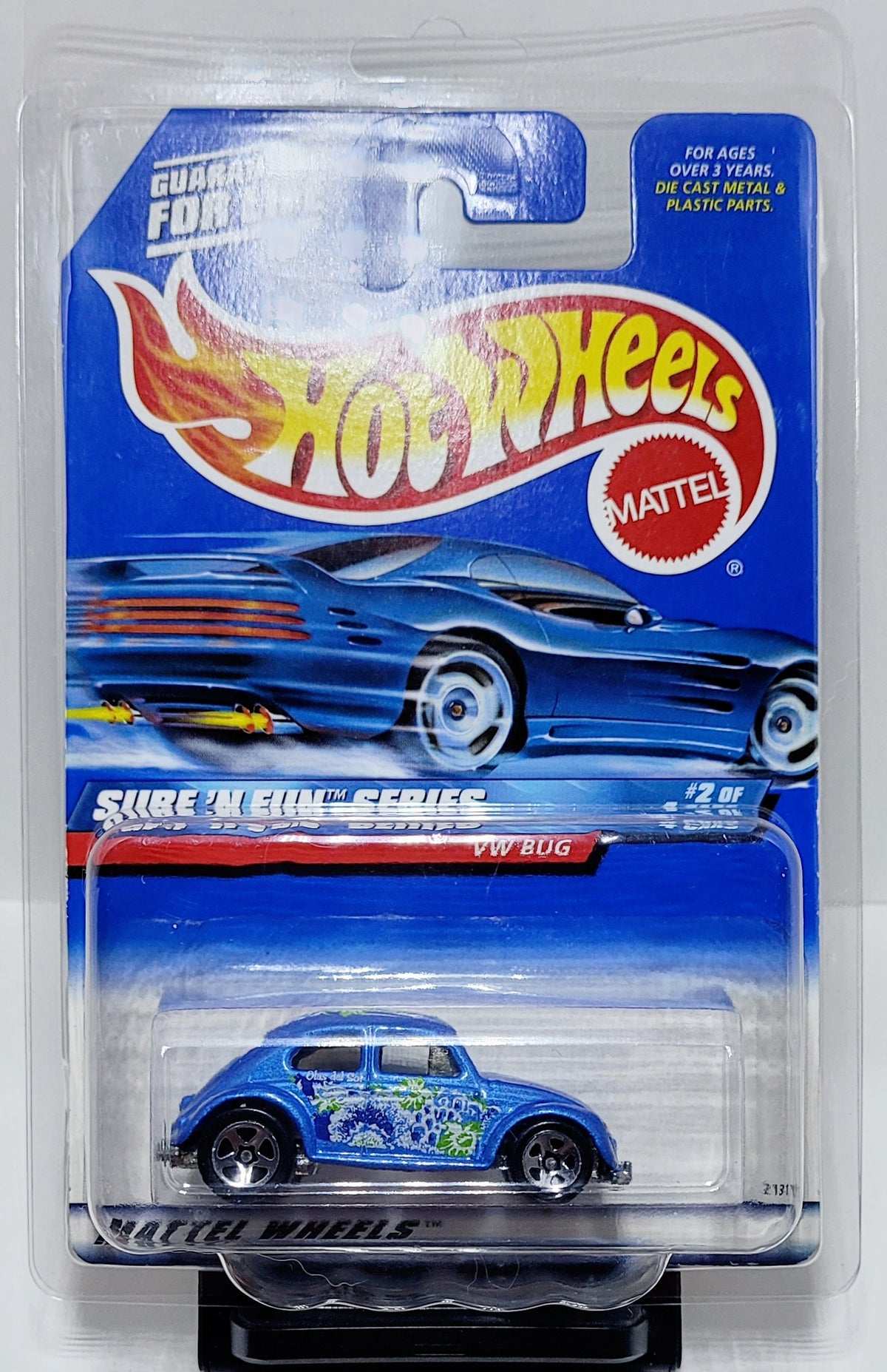 Hot Wheels "Surf 'N Fun" series, VW Bug, Protector Included