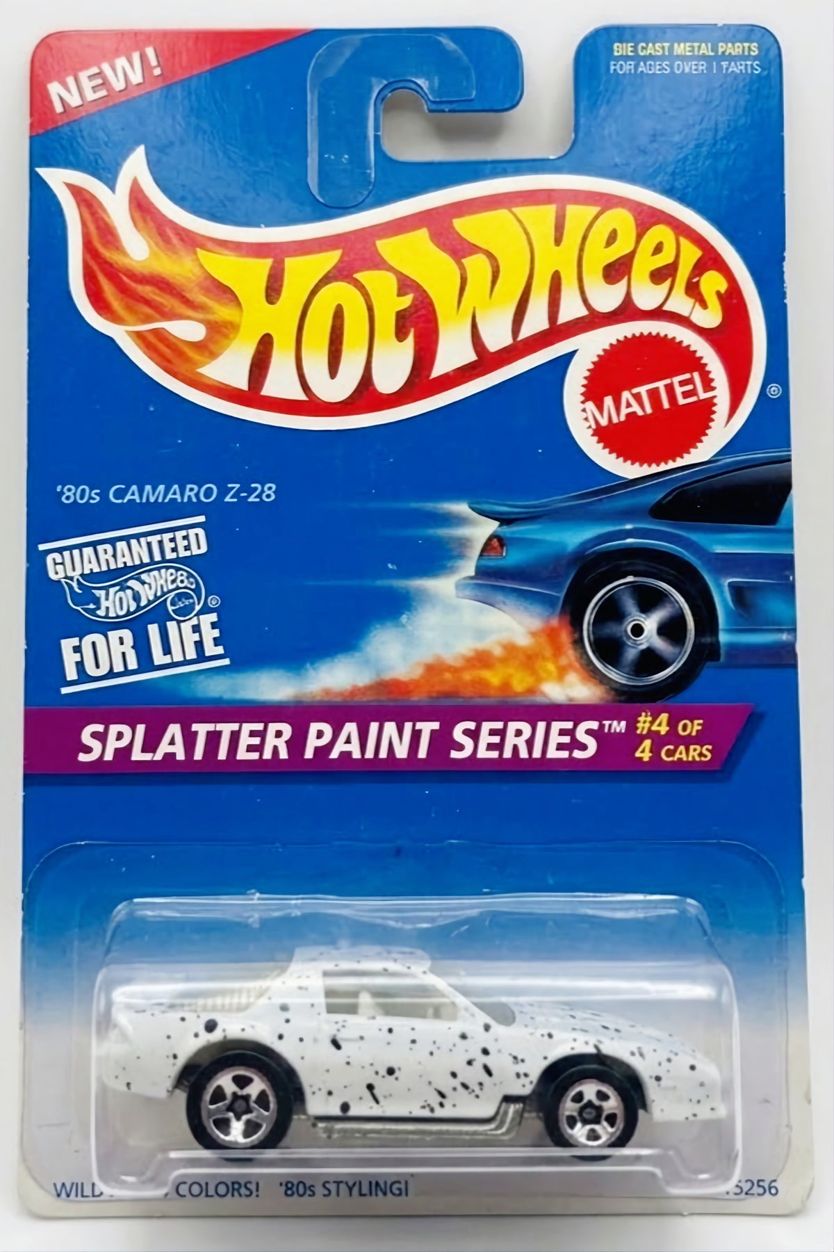 Hot Wheels '80s Camaro Z-28, Damaged card and Blister