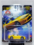 Hot Wheels Premium Car Culture Nissan Skyline GT-R (R32) Pandem, "Ronin Run II" series Protector Included