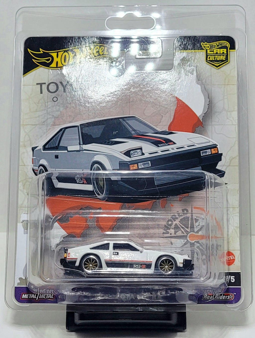 Hot Wheels Premium Car Culture 82 Toyota Supra With Protector